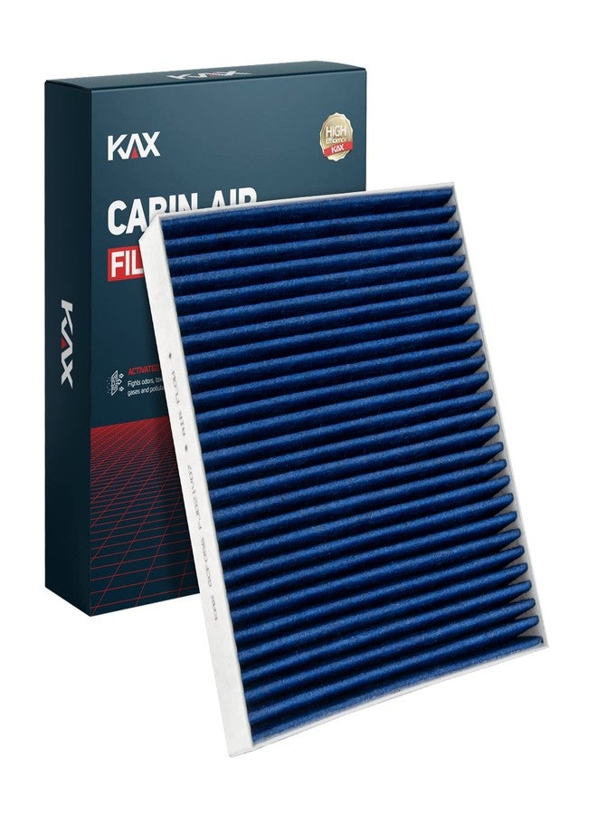 KAX فلتر هواء المقصورة KAX، GCF056 (CF10140)، بديل مناسب لسيارات ألتيما، ماكسيما، مورانو، سنترا، إكس-تريل، FX35، FX45، G35، M45، إكليبس، لانسر، أوتلاندر، RVR، يتميز بقدرة امتصاص عالية بفضل الكربون النشط المُحسّن. - Image 1